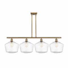 Innovations Cindyrella LED Island Light - Brushed Brass - 516-4I-BB-G654-12-LED