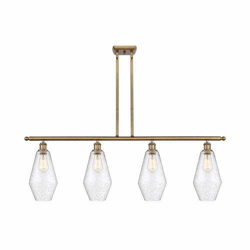 Innovations Cindyrella LED Island Light - Brushed Brass - 516-4I-BB-G654-7-LED