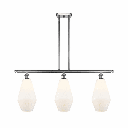 Innovations Cindyrella LED Island Light - Brushed Nickel - 516-3I-SN-G651-7-LED