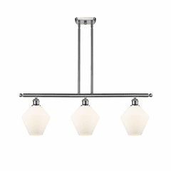 Innovations Cindyrella LED Island Light - Brushed Nickel - 516-3I-SN-G651-8-LED