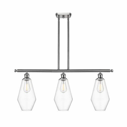 Innovations Cindyrella LED Island Light - Brushed Nickel - 516-3I-SN-G652-7-LED