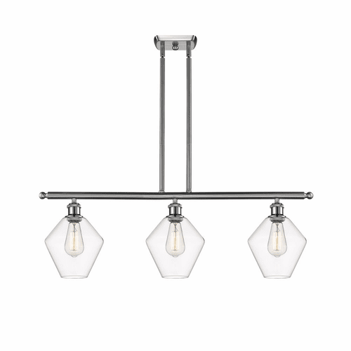 Innovations Cindyrella LED Island Light - Brushed Nickel - 516-3I-SN-G652-8-LED