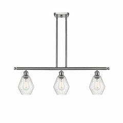 Innovations Cindyrella LED Island Light - Brushed Nickel - 516-3I-SN-G654-6-LED