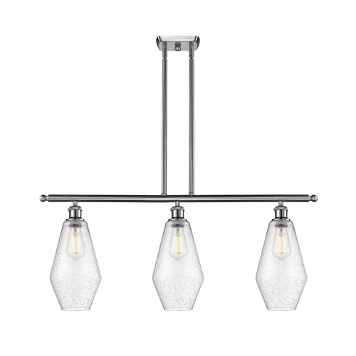 Innovations Cindyrella LED Island Light - Brushed Nickel - 516-3I-SN-G654-7-LED