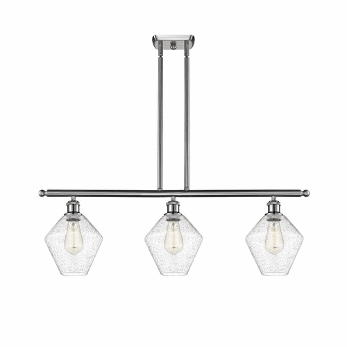 Innovations Cindyrella LED Island Light - Brushed Nickel - 516-3I-SN-G654-8-LED