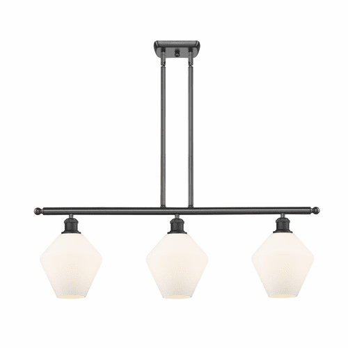 Innovations Cindyrella LED Island Light - Matte Black - 516-3I-BK-G651-8-LED