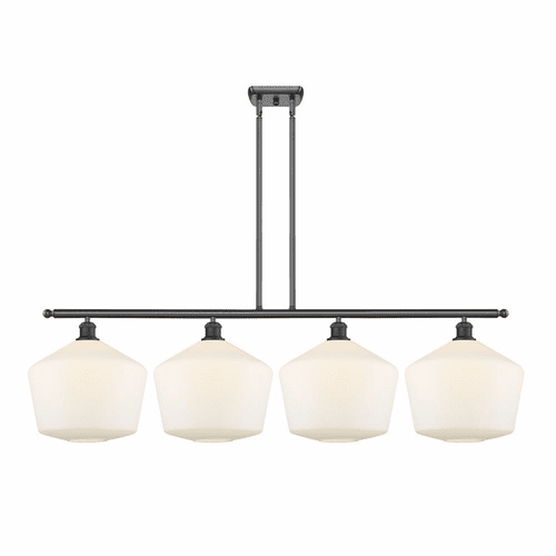 Innovations Cindyrella LED Island Light - Matte Black - 516-4I-BK-G651-12-LED