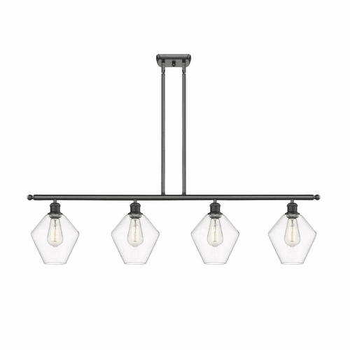 Innovations Cindyrella LED Island Light - Matte Black - 516-4I-BK-G652-8-LED