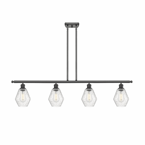 Innovations Cindyrella LED Island Light - Matte Black - 516-4I-BK-G654-6-LED