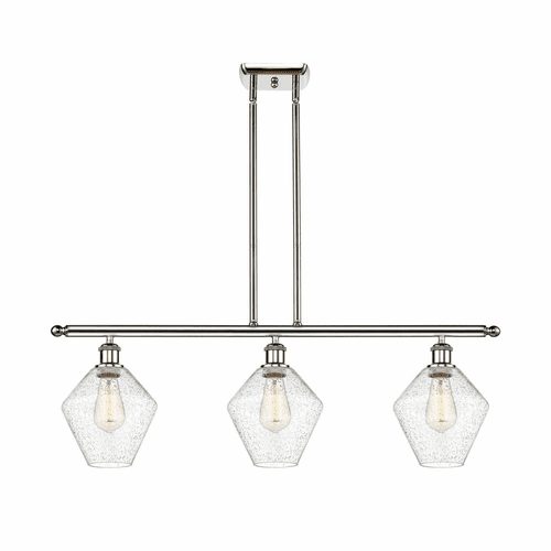 Innovations Cindyrella LED Island Light - Polished Nickel - 516-3I-PN-G654-8-LED