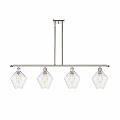 Innovations Cindyrella LED Island Light - Polished Nickel - 516-4I-PN-G654-8-LED