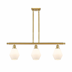 Innovations Cindyrella LED Island Light - Satin Gold - 516-3I-SG-G651-6-LED Innovations Cindyrella LED Island Light - Satin Gold - 516-3I-SG-G651-6-LED