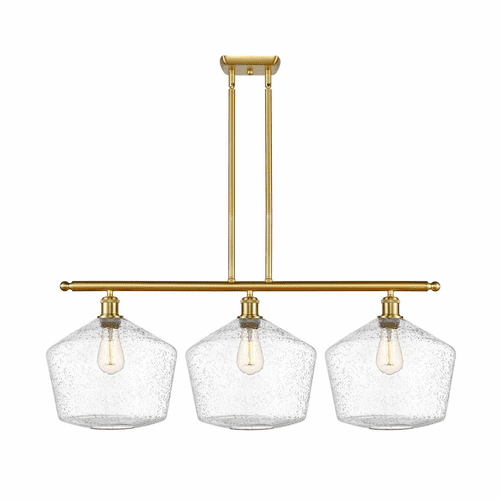 Innovations Cindyrella LED Island Light - Satin Gold - 516-3I-SG-G654-12-LED
