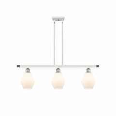 Innovations Cindyrella LED Island Light - White and Chrome - 516-3I-WPC-G651-6-LED Innovations Cindyrella LED Island Light - White and Chrome - 516-3I-WPC-G651-6-LED