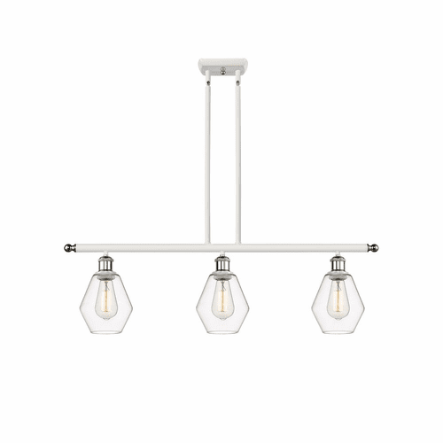 Innovations Cindyrella LED Island Light - White and Chrome - 516-3I-WPC-G652-6-LED