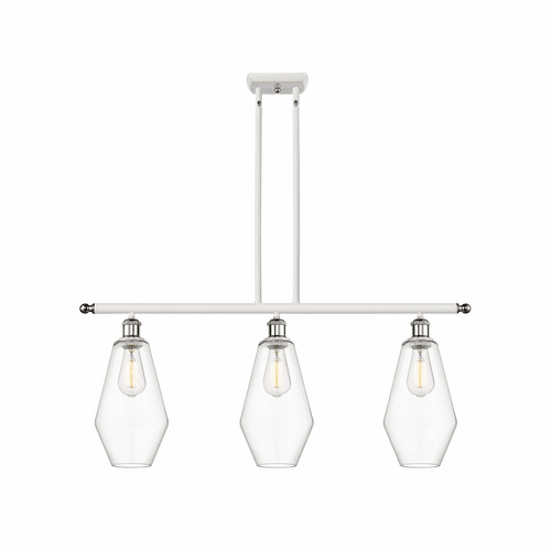 Innovations Cindyrella LED Island Light - White and Chrome - 516-3I-WPC-G652-7-LED
