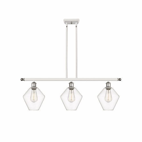 Innovations Cindyrella LED Island Light - White and Chrome - 516-3I-WPC-G652-8-LED