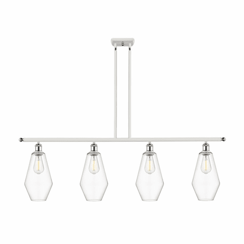 Innovations Cindyrella LED Island Light - White and Chrome - 516-4I-WPC-G652-7-LED
