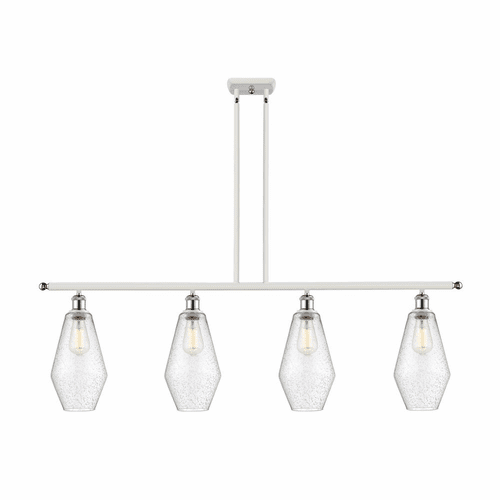 Innovations Cindyrella LED Island Light - White and Chrome - 516-4I-WPC-G654-7-LED