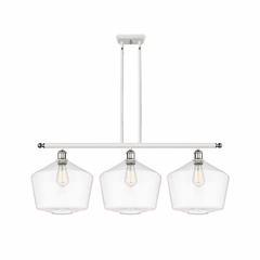 Innovations Cindyrella LED Island - White & Chrome - 516-3I-WPC-G652-12-LED Innovations Cindyrella LED Island - White & Chrome - 516-3I-WPC-G652-12-LED