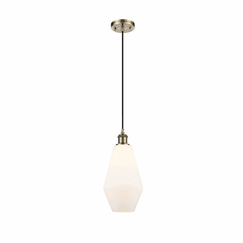 Innovations Cindyrella LED Mini Pendant - Antique Brass - 516-1P-AB-G651-7-LED