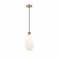 Innovations Cindyrella LED Mini Pendant - Antique Brass - 516-1P-AB-G651-7-LED