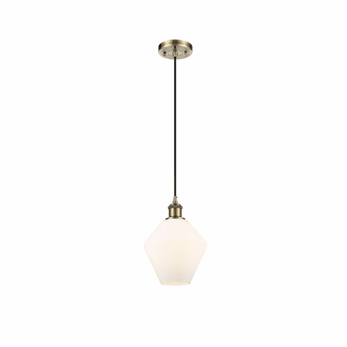 Innovations Cindyrella LED Mini Pendant - Antique Brass - 516-1P-AB-G651-8-LED