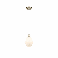 Innovations Cindyrella LED Mini Pendant - Antique Brass - 516-1S-AB-G651-6-LED