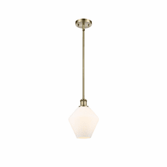 Innovations Cindyrella LED Mini Pendant - Antique Brass - 516-1S-AB-G651-8-LED