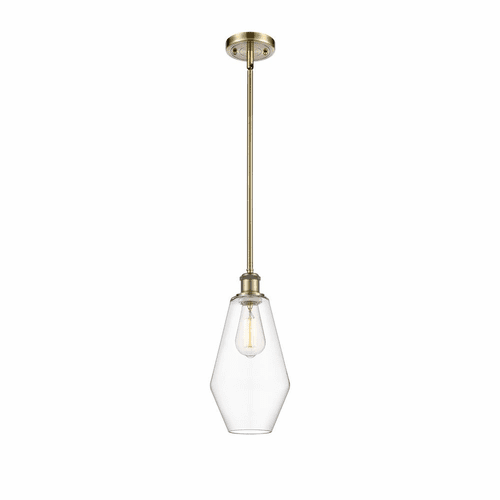 Innovations Cindyrella LED Mini Pendant - Antique Brass - 516-1S-AB-G652-7-LED