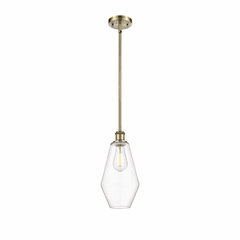 Innovations Cindyrella LED Mini Pendant - Antique Brass - 516-1S-AB-G652-7-LED