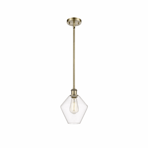 Innovations Cindyrella LED Mini Pendant - Antique Brass - 516-1S-AB-G652-8-LED
