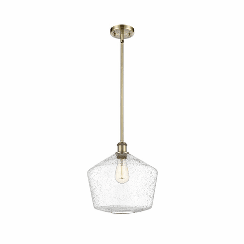 Innovations Cindyrella LED Mini Pendant - Antique Brass - 516-1S-AB-G654-12-LED