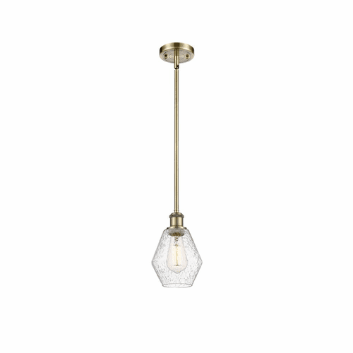 Innovations Cindyrella LED Mini Pendant - Antique Brass - 516-1S-AB-G654-6-LED