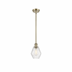 Innovations Cindyrella LED Mini Pendant - Antique Brass - 516-1S-AB-G654-6-LED