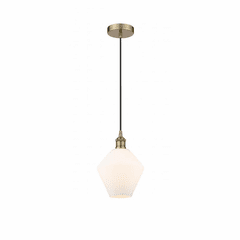 Innovations Cindyrella LED Mini Pendant - Antique Brass - 616-1P-AB-G651-8-LED