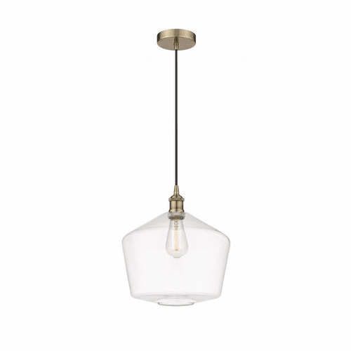 Innovations Cindyrella LED Mini Pendant - Antique Brass - 616-1P-AB-G652-12-LED