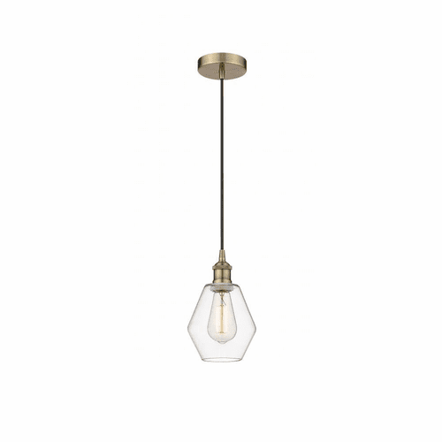Innovations Cindyrella LED Mini Pendant - Antique Brass - 616-1P-AB-G652-6-LED