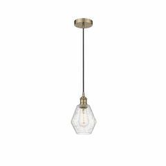 Innovations Cindyrella LED Mini Pendant - Antique Brass - 616-1P-AB-G654-6-LED