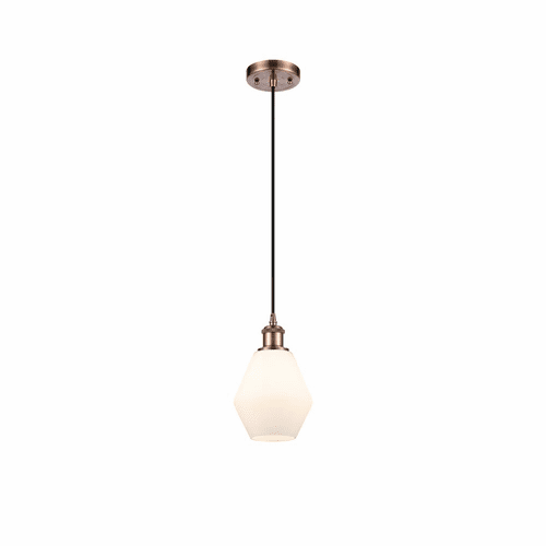 Innovations Cindyrella LED Mini Pendant - Antique Copper - 516-1P-AC-G651-6-LED