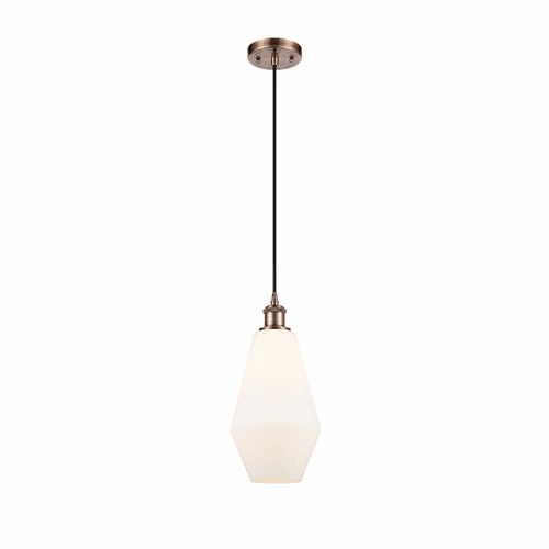 Innovations Cindyrella LED Mini Pendant - Antique Copper - 516-1P-AC-G651-7-LED