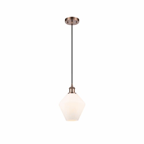 Innovations Cindyrella LED Mini Pendant - Antique Copper - 516-1P-AC-G651-8-LED
