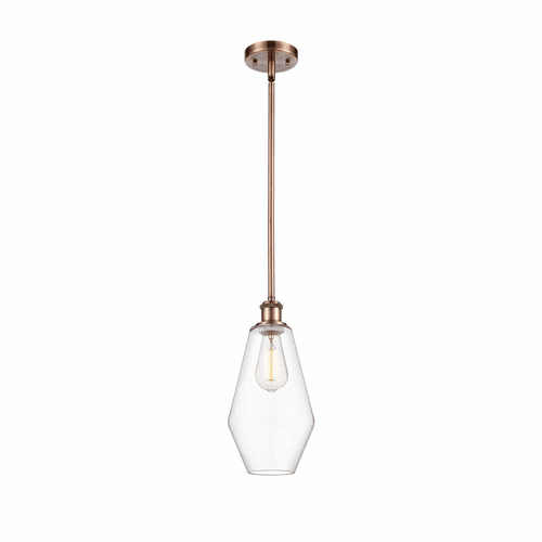 Innovations Cindyrella LED Mini Pendant - Antique Copper - 516-1S-AC-G652-7-LED