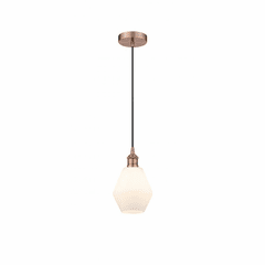 Innovations Cindyrella LED Mini Pendant - Antique Copper - 616-1P-AC-G651-6-LED
