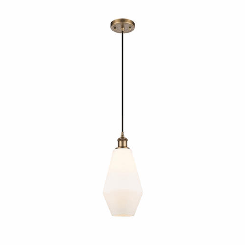 Innovations Cindyrella LED Mini Pendant - Brushed Brass - 516-1P-BB-G651-7-LED