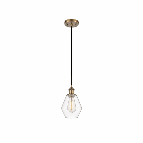 Innovations Cindyrella LED Mini Pendant - Brushed Brass - 516-1P-BB-G652-6-LED