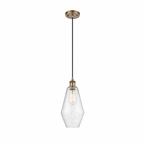 Innovations Cindyrella LED Mini Pendant - Brushed Brass - 516-1P-BB-G654-7-LED
