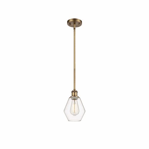 Innovations Cindyrella LED Mini Pendant - Brushed Brass - 516-1S-BB-G652-6-LED