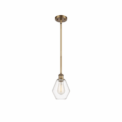 Innovations Cindyrella LED Mini Pendant - Brushed Brass - 516-1S-BB-G652-6-LED