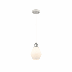 Innovations Cindyrella LED Mini Pendant - White and Chrome - 516-1P-WPC-G651-6-LED Innovations Cindyrella LED Mini Pendant - White and Chrome - 516-1P-WPC-G651-6-LED